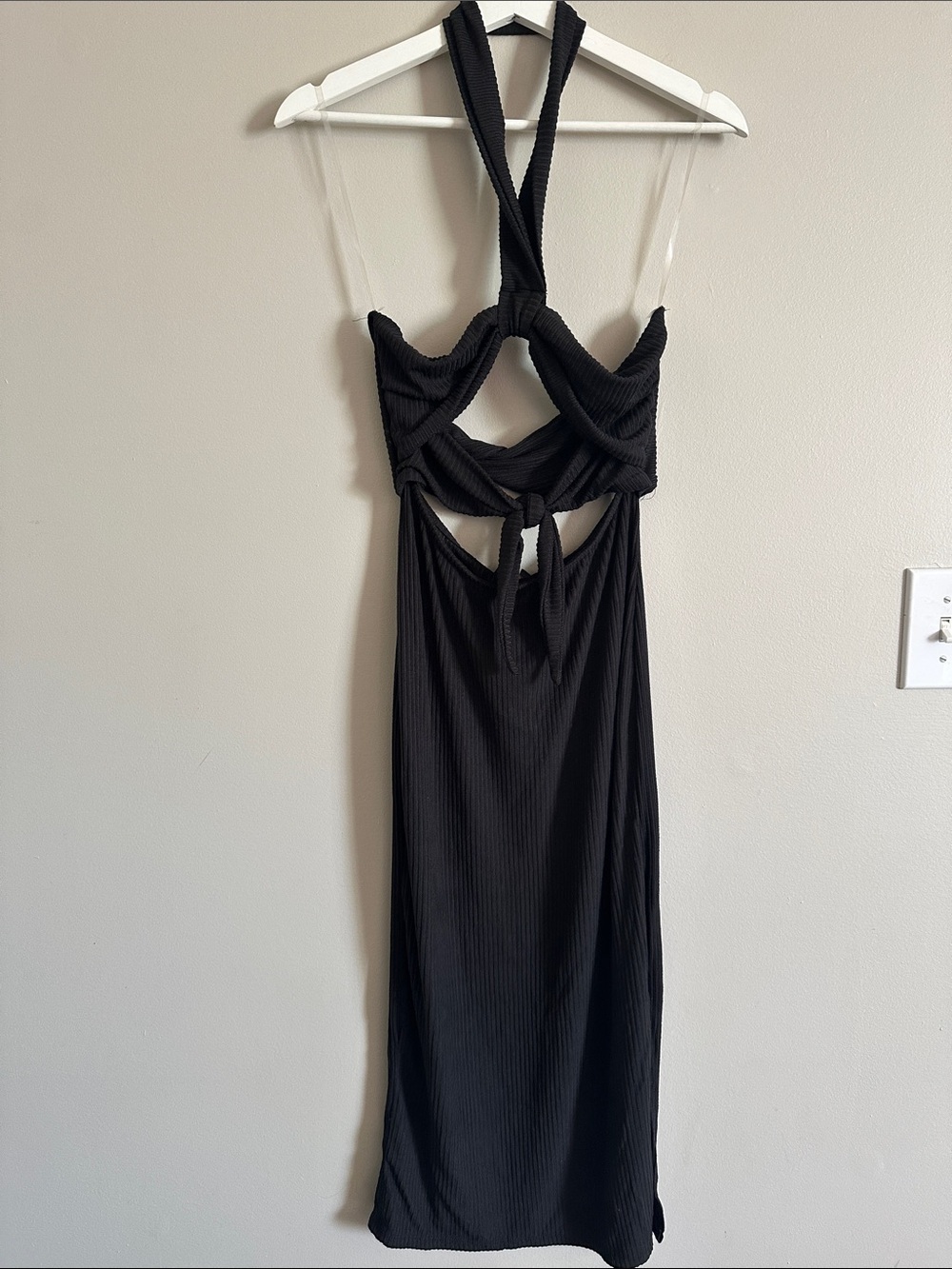 NWT Front tie sage dress - Picture 6 of 10